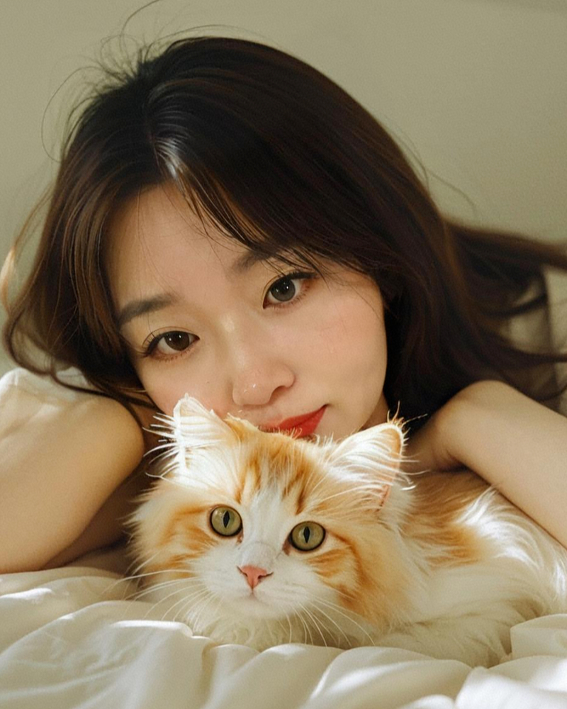 一个爱笑的东北女孩